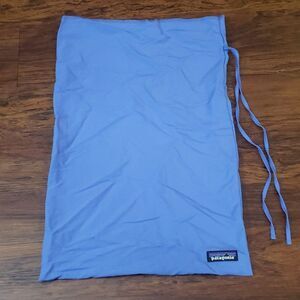 Patagonia Purple Blue Casual Chic Drawstring Medium Gift Bag 13.5 x 21